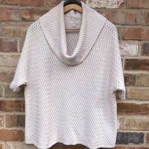 Caslon Extra Large Cotton Basketweave Sweater